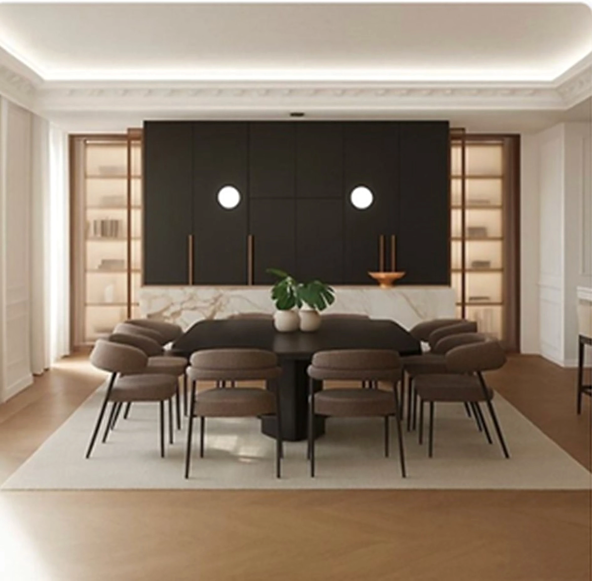 Comedor de diseño del Proyecto Casa Ayala, Barrio de Salamanca
